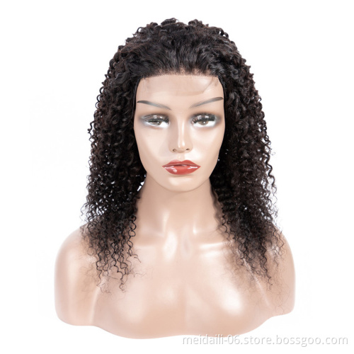 Heat Wig Hair Straight Silk Female Black Lace Brazilian Spring Long Style Closure Human Hair Wigs